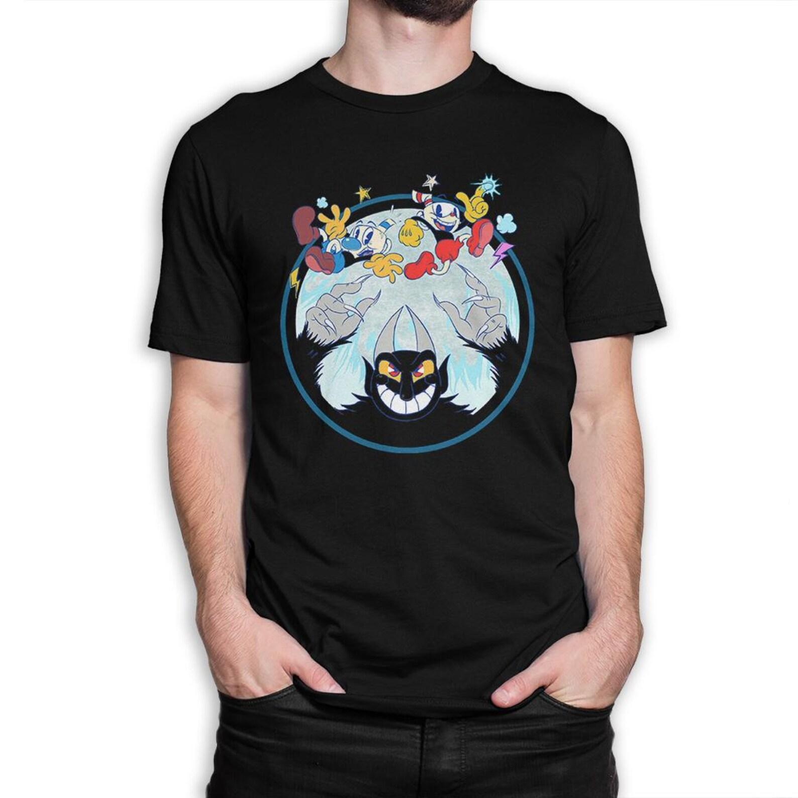 Cuphead and The Devil T-Shirt, Men s and Women s Sizes XL