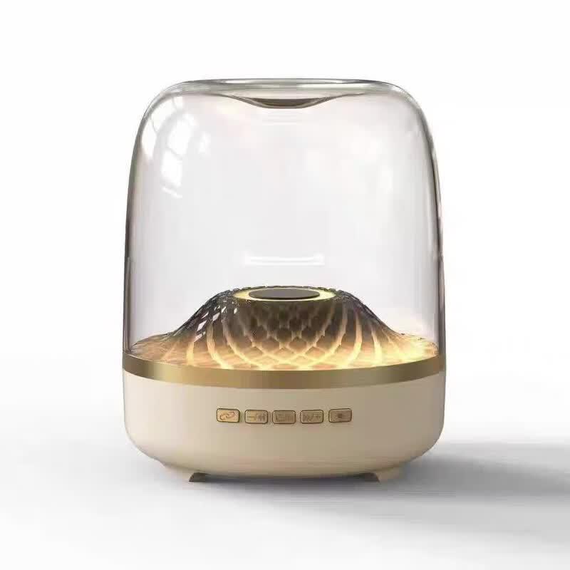 Jingweidu S5 Wireless Glass Speaker with Ambient Light (CN Version)