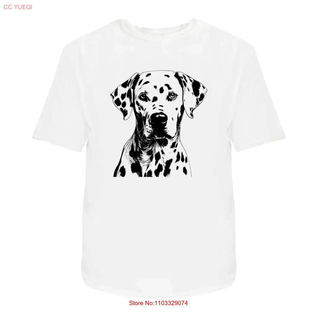 Dalmatiner T-Shirt 100% Baumwolle S 2XL TA041703 vintage Gewaschen Stilvoll Lässig Dehnbar mode Leicht Weich Bequem homme