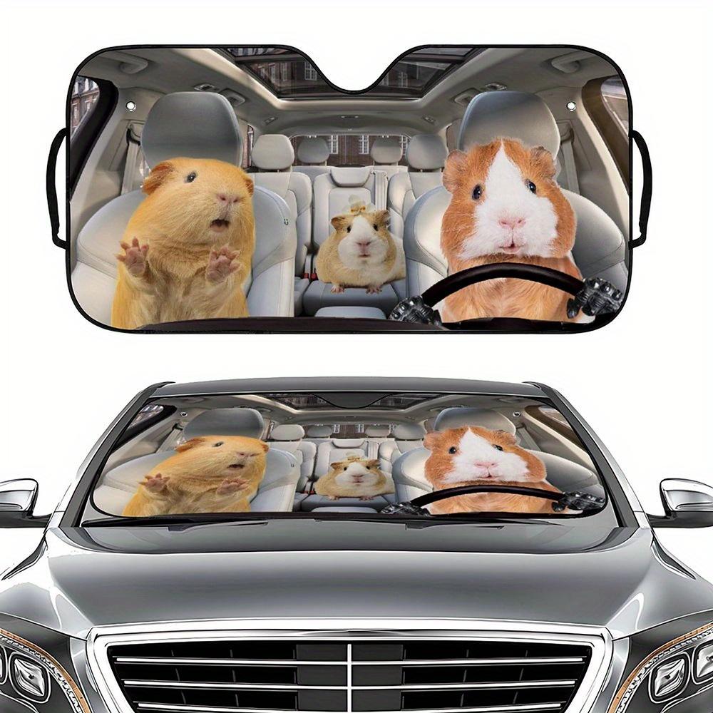 

Персонализированный складной забавный дизайн с животными, глянцевый солнцезащитный козырек, теплоотражатель, простой в установке, солнцезащитный козырек для лобового стекла автомобиля, козырек от солнца