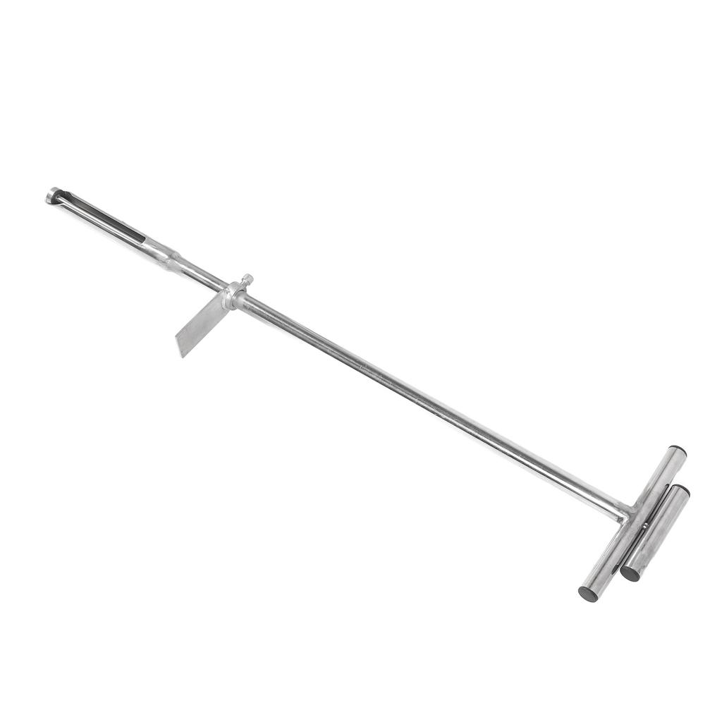 Soil Sampler Probe with Ejector Foot Pedal 40 Inches Long Stainless Steel Soil Core Sampling Tool