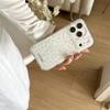 Kawaii Pastel Pink Floral Green Leaf Clear Phone Case For iPhone 14 15 16 17 Pro Max INS Fresh Style Large Window Shockproof Cov