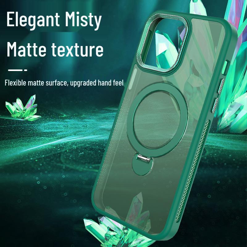 iPhone 17 Pro Max 360° Magnetic Stand Case with Heat Dissipation & Full-Coverage Anti-Drop Protection
