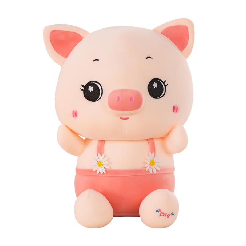Strap Pig Doll Rag Doll Couple Plush Toy Girls Sleeping Pillow Super Soft Doll Birthday Gift
