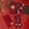 6pcs Chinese Style New Year Red Envelopes Blessing Gifts Packing Bags  Spring Festival Supplies