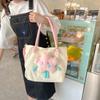 Star Pendant Canvas Shoulder Bag Outdoor Large Capacity Fashion Bag Crossbody