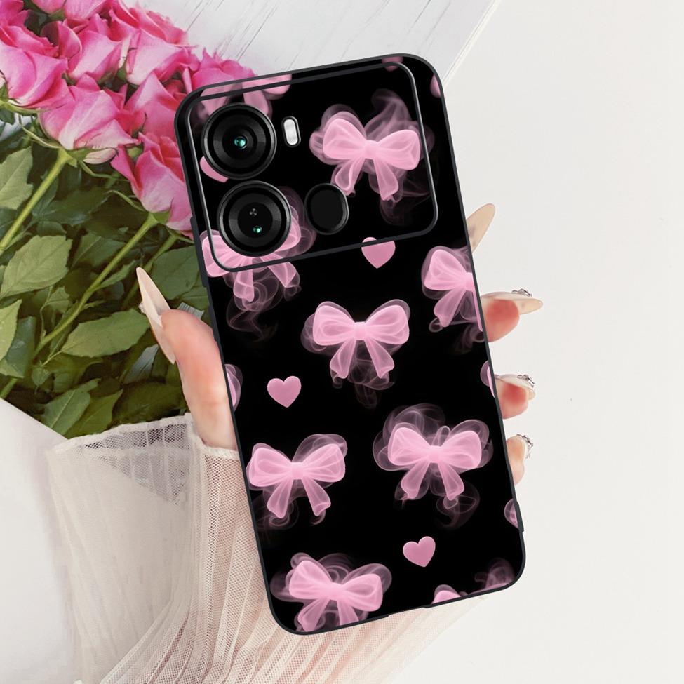 Coque Pour ITEL P40 Housse P662L Silicone Chat Mignon Mode Drôle Peinte Funda Pour P40 ITEL P 40 Coque de Téléphone