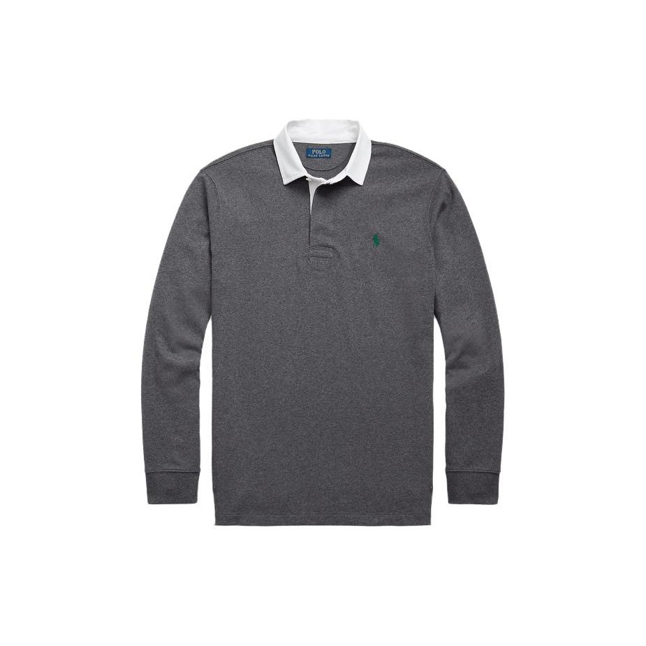 

Polo Ralph Lauren FW23 Классическая однотонная повседневная рубашка-поло с длинным рукавом Мужские топы Серый MNPOKNI16823074-020 XXL