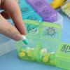Pill Box Dust-proof Detachable 21 Grids 7 Days Weekly Pill Organizer for Supplement