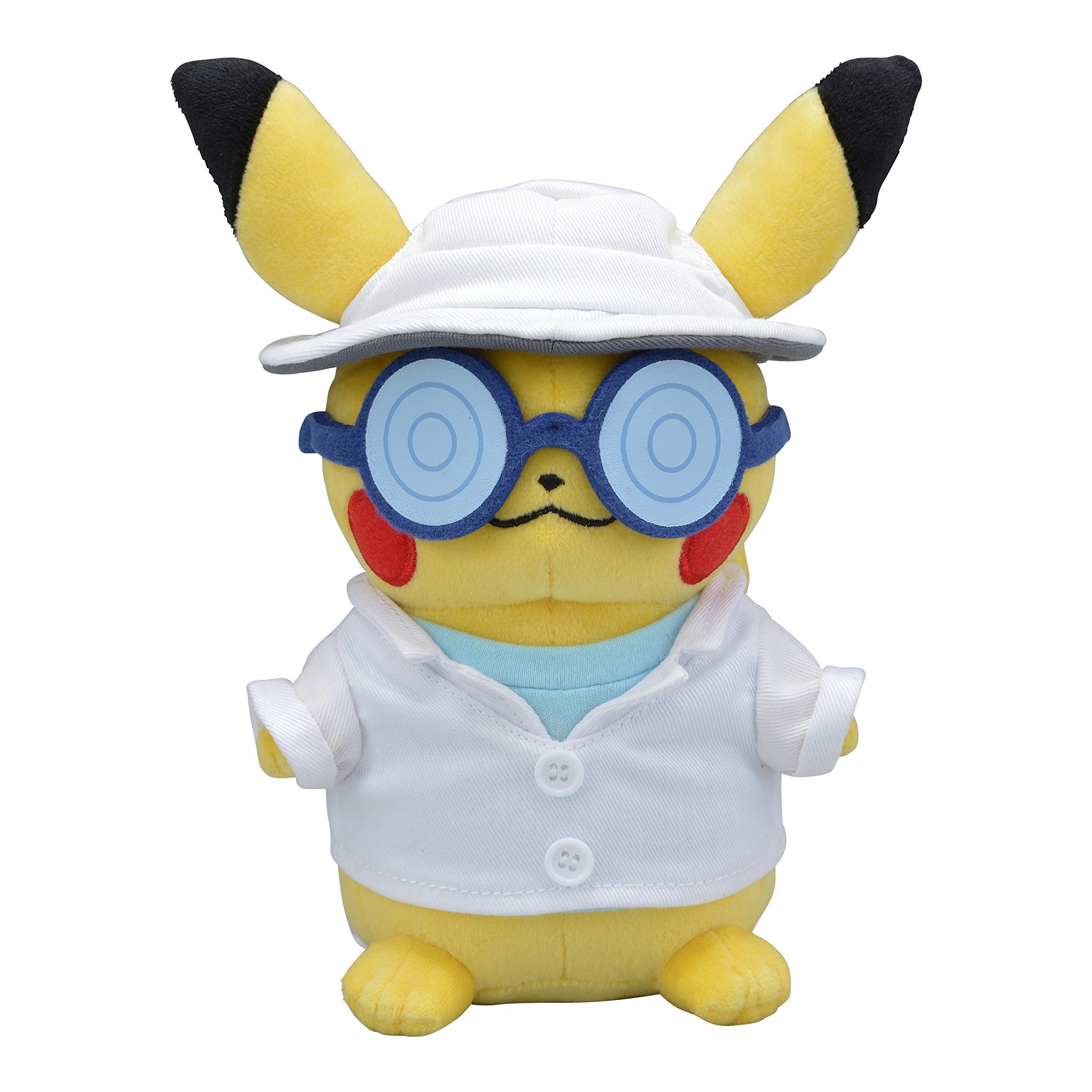 Center Original Plush Pikachu from Pikachu Eevee x 10 x 9 x W x Pokémon Toy (Assistant) Pokémon Let s Go, & (23 cm) (H D)
