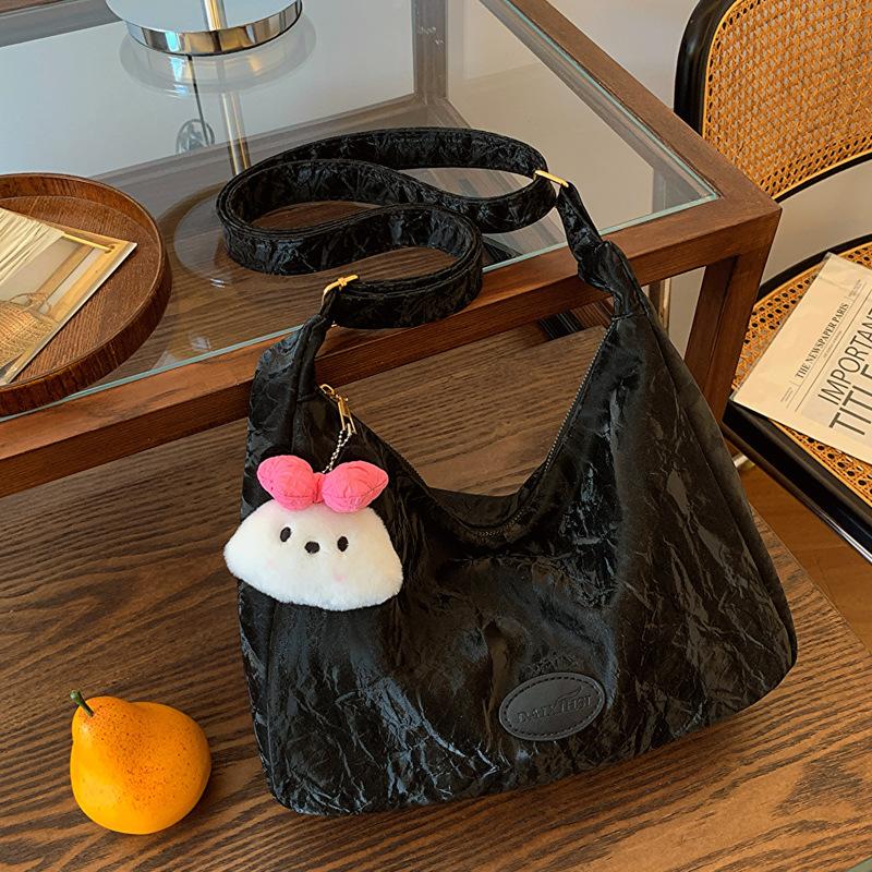 Large-Capacity Bag Women'S High-Value Niche Summer Versatile Shoulder Messenger Bag Women'S Dumpling Bag
