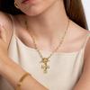 Women's Gold Cross Necklace with Diamond-Studded Pendant - Niche Design, Light Luxury Jewelry