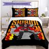 Skibidi Toilet Printed 3PCS Bedding Set Soft Breathable Duvet Cover Pillowcases Set Washable Bedroom Decor Home Gift