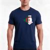 Algeria Flag And Map Tshirt Summer Casual Cotton Tee Oversized Streetwear Tops Vintage Graphic Print 100 Cotton