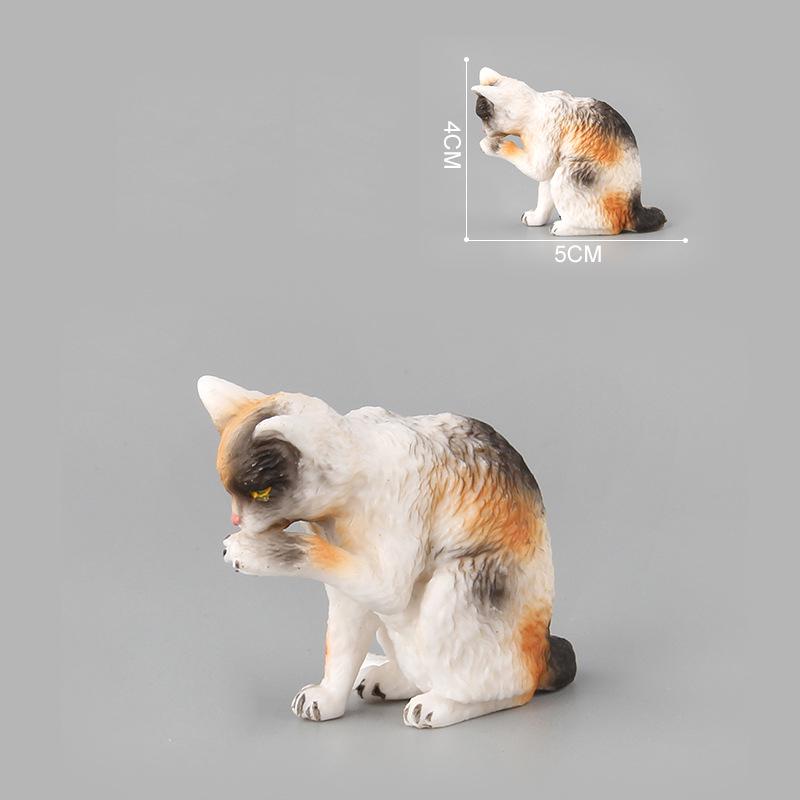 Kawaii Simulation Animal Model Cats Modeling Toy