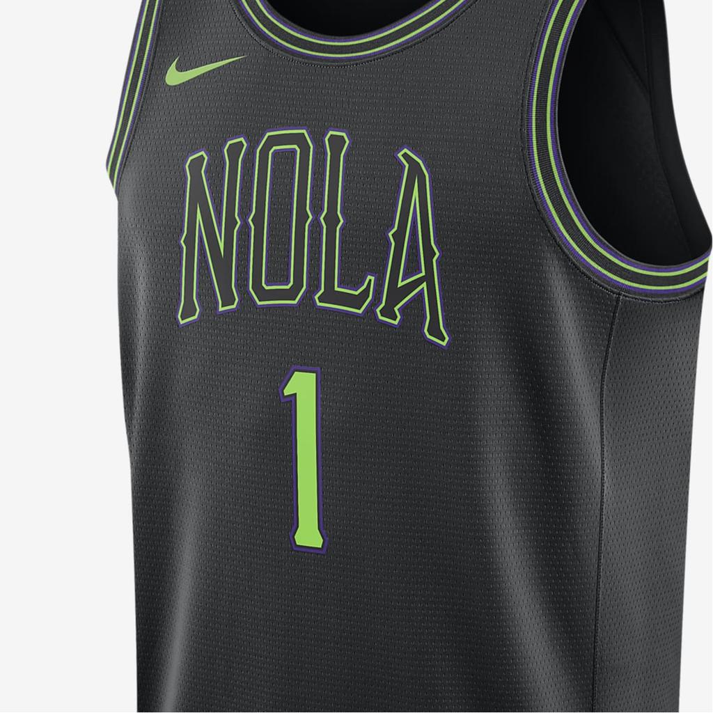 New Nike Zion Williamson New Orleans Pelican City Edition 2023/24 Men's Nike Dri FIT Nba Swingman Jersey DX8511-012