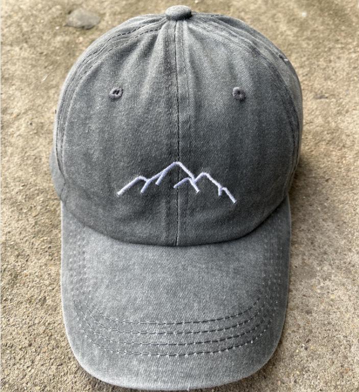 Vintage nastavitelná unisex čepice pro venkovní turistiku a horolezectví