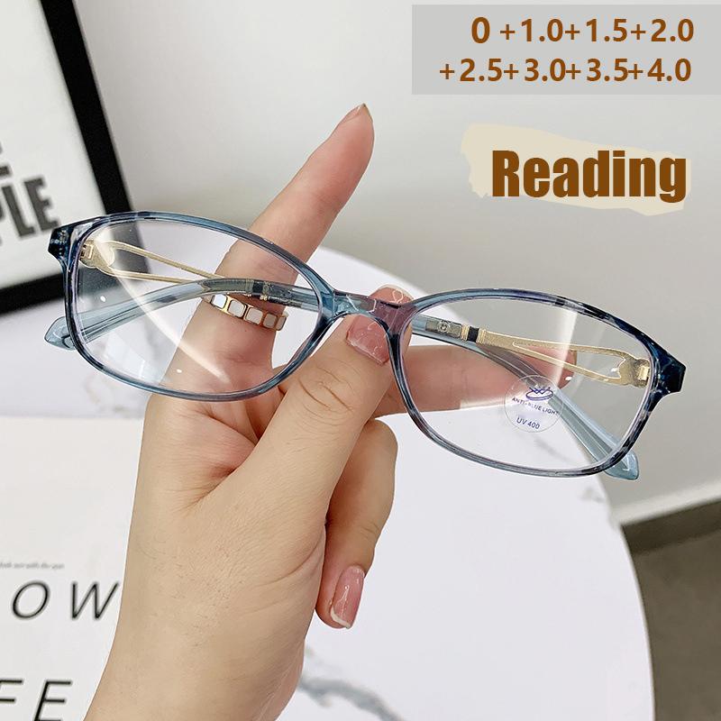 New Anti-glare Reading Glasses For Women Fashionable Mid-adult Eyewear With HD Frame 1912