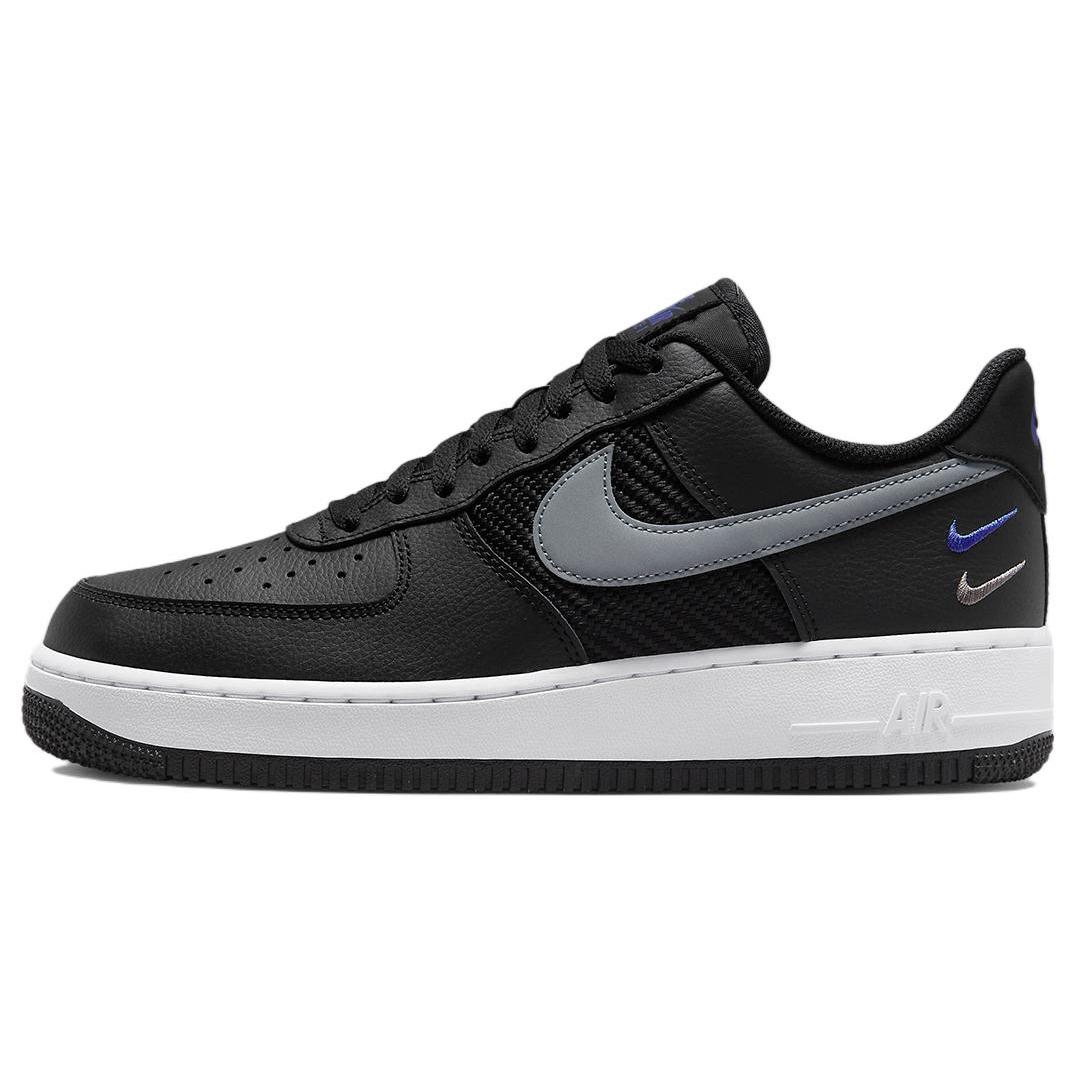 

Nike Air Force 1 Low 07 Double Swoosh Black Racer Blue FD0666-001 40