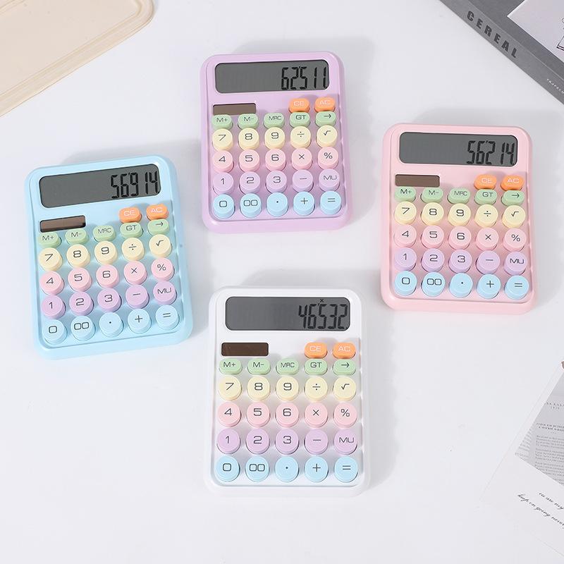 Solar Powered Mechanical Keypad Computer, Goddess High-value Personalized Calculator