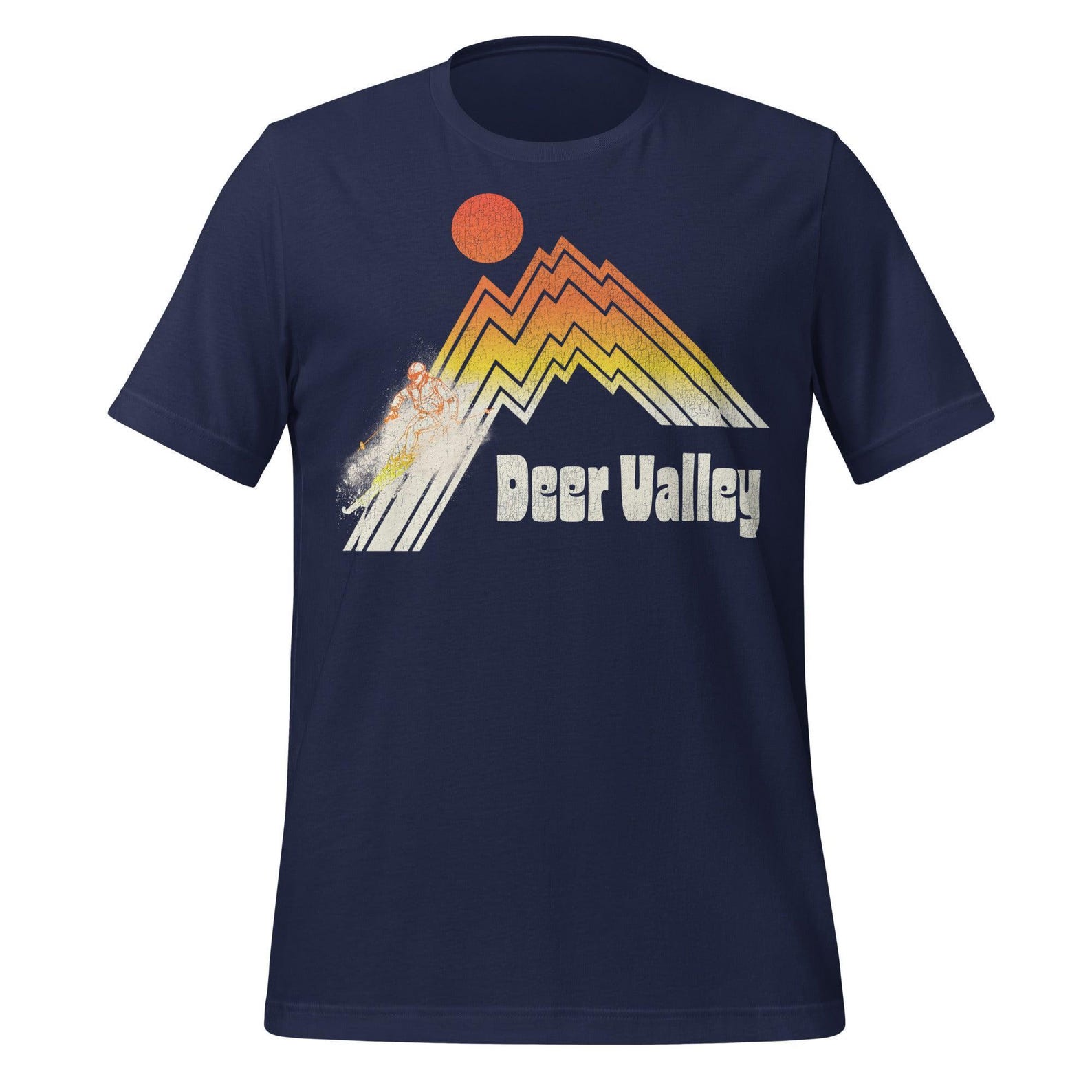 Retro Deer Valley Ski Shirt - Utah 70s Vintage Style XL