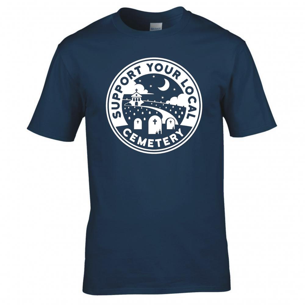 Support Your Local Cemetery Tshirt 2XL