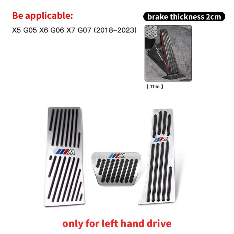 Motorcycle Sticker/BMW M Power Pedal Cover Aluminum Alloy Non-Slip Accessories For BMW M E90 E60 F30 F10 E39 E36 F20 G30 G20 X1 msvc59 hbrn5