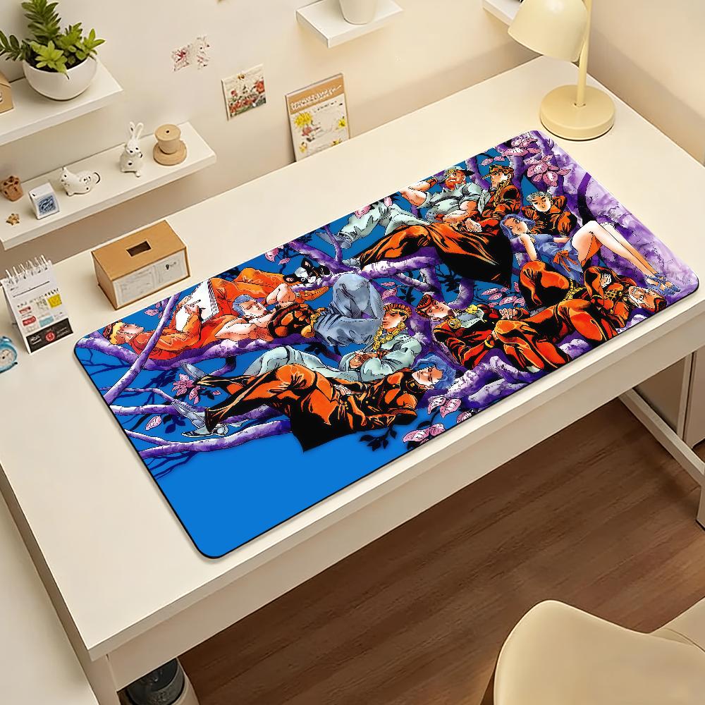 Tapis de Souris JoJo's Bizarre Adventure Caoutchouc Antidérapant Tapis de Souris pour Ordinateur Portable Tapis de Bureau Décoration pour Gamers