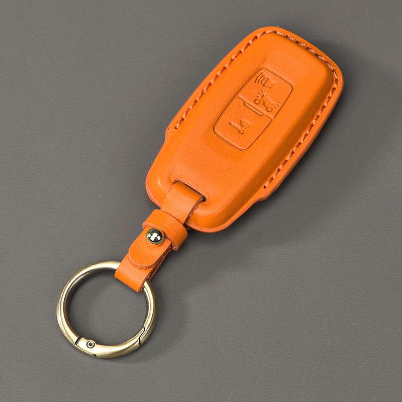 Honda PCX160/Lead125 Key Case: Cowhide Smart Remote Cover for 21 Model