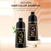 EELHOE Schwarzes Haarfärbeshampoo, 3-in-1, Wachstum, sauberes Haar, Verdunkelung, tiefenwirksame Pflege, schwarzes Haarfärbeshampoo, natürliche organische Kräuter