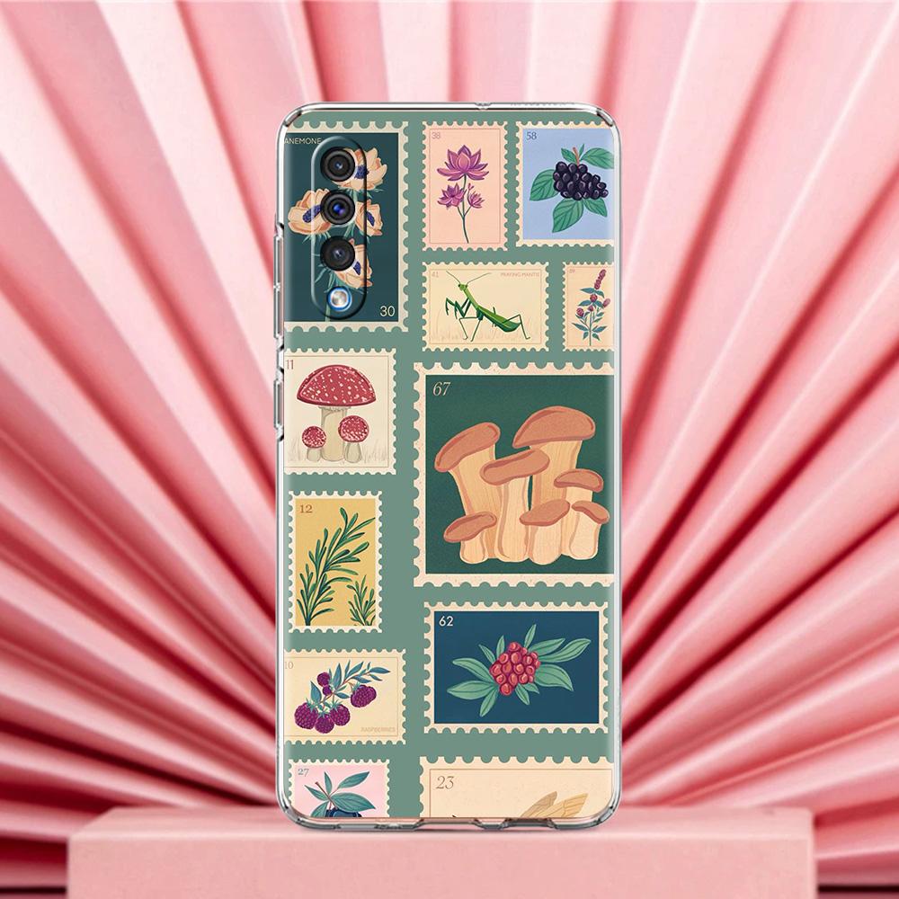 Phone Case For Samsung A56 A36 A26 A24 A16 A14 A12 A32 A50 A70 A22 A40 A34 A54 A42 A52 5G A04s A06 Cover Vintage Stamp Puzzle