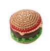 COSMO Embroidery Thread Knitted Small Pouch (Hamburger) No. 502503 Finished Size Approx. 3.4cm X 4.2cm