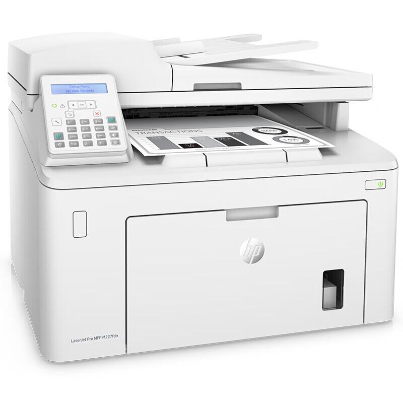 HP M227fdn Black and White Laser Multifunction Printer CN plug (adapter included)