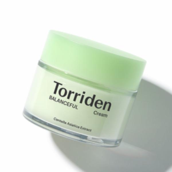 Torriden Balanceful Cica Calming Cream Korean Centella Soothing Moisturizing Cream for Sensitive & Irritated Skin 80ml Jar