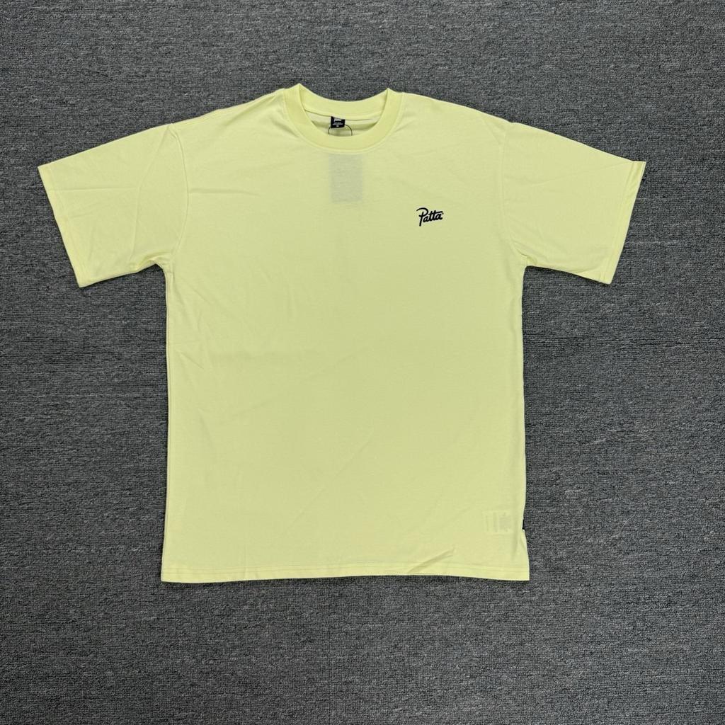 Amerikanische grenzüberschreitende trendige Marke PATTA Designgefühl Buchstabendruck Kurzarm-T-Shirt Herren- und Damen-Trendmarke Vielseitiges lockeres Oberteil