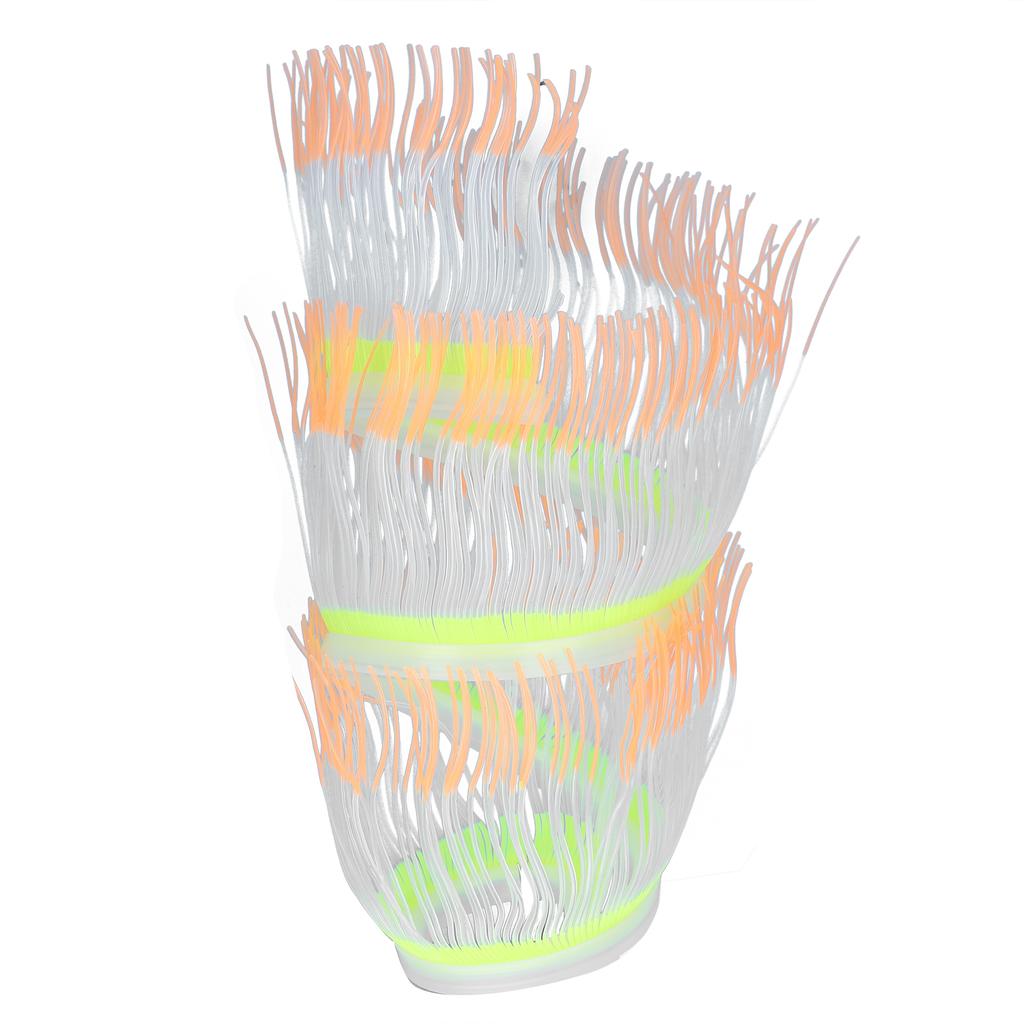 Artificial Anemone Coral Silicone Simulation Water Plant Aquarium Fish Tank Decoration M