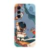 Flying Astronaut Phone Case For Samsung Galaxy A57 A37 A17 A56 A36 A26 A16 A06 A55 A35 A25 A15 A05 4G 5G Film Hard Cover