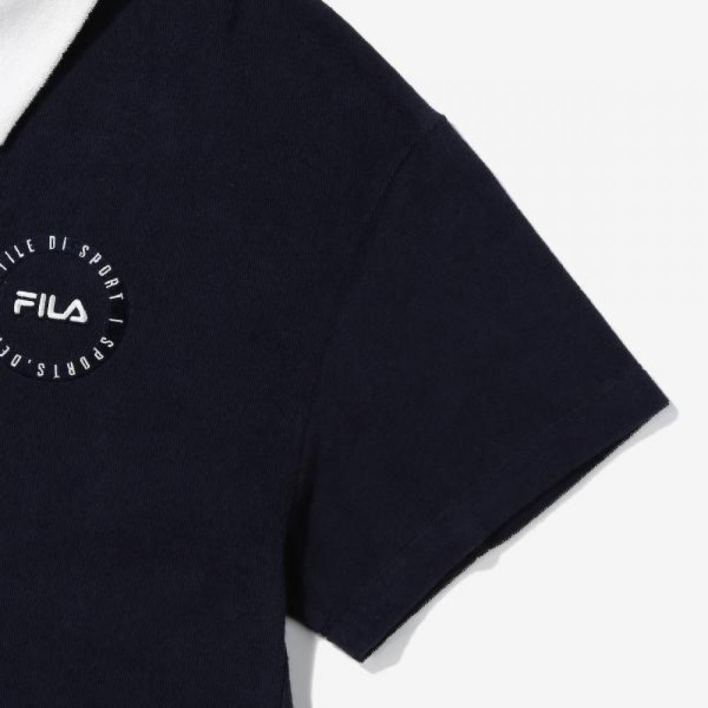 Fila Cotton Terry Collar Dress