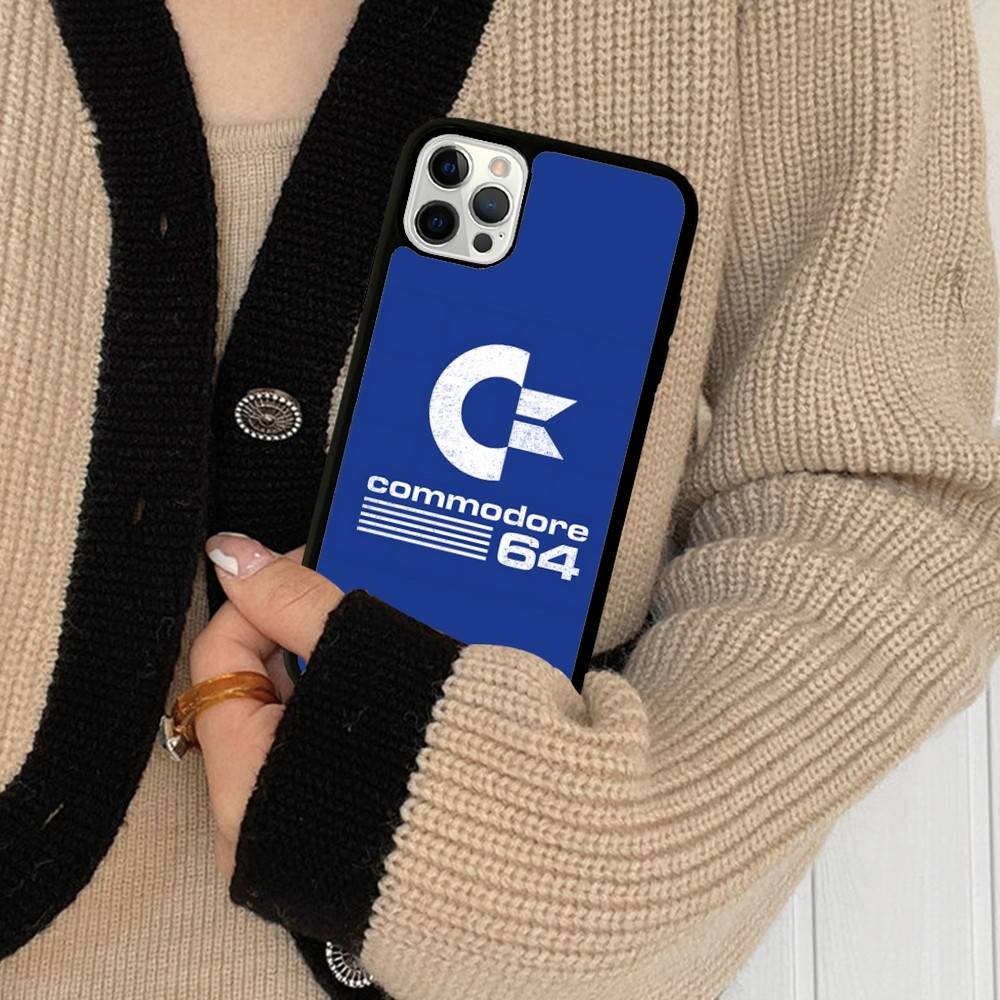 C-Commodore 64 PC+TPU Shockproof Protective Phone Case For IPhone17 14 15 16 Pro Max 13 12 11 17 Air