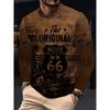 Men's Long Sleeve T-Shirt Casual Fashion