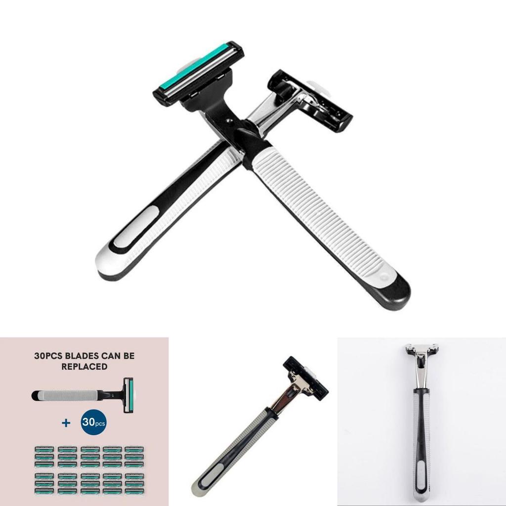 Manual Shaver Double-layer Portable Razor For Men
