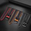 Premium Gummi-Nylon Hybrid-Uhrenarmband für Samsung Galaxy Watch 8 Classic 46mm 44mm 40mm Armband Wasserdichtes Sport-Armband