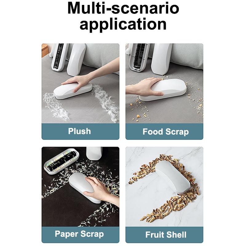Carpet Dust Brush Plastic Bedside Table Crumb Sweeper Pet Hair Fluff Cleaner Sticky Picker Lint Roller Clothes Sweeping Cleaning