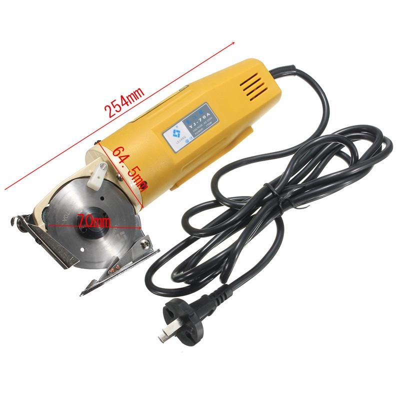Leistungsstarke elektrische Stoffmesserklinge 170W Elektrischer Stoffschneider Stoff Rundmesser Schneidmesser Maschine 220V/110V