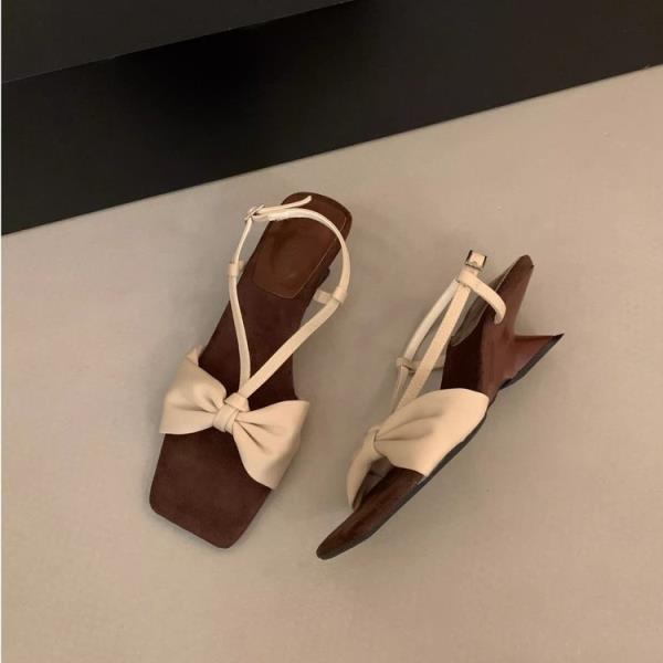 Fashion High Heel Sandal for Women Open Toe Female Shoe Clogs Wedge 2025 Summer High-heeled Peep Gladiator Girls New Square Fashion Plat