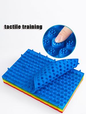Massage Pad Plantar Finger Pressure Plate Foot Massage Sensory Toy Children and Adults Thickened To Relieve Tension Fun Game Mat