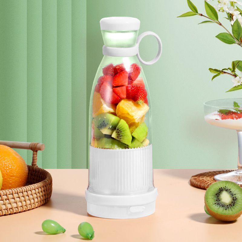 

Automatic Juicer Cup Portable Portable Juicer For Home Small Mini Wireless Electric Vegetable and Fruit Blender Water bottle cup juice machine [white]]