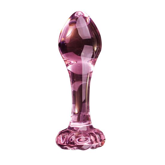 12mm Glass Butt Plug Anal Bead Fake Penis Dildo Adult Sex Toy for Women Men