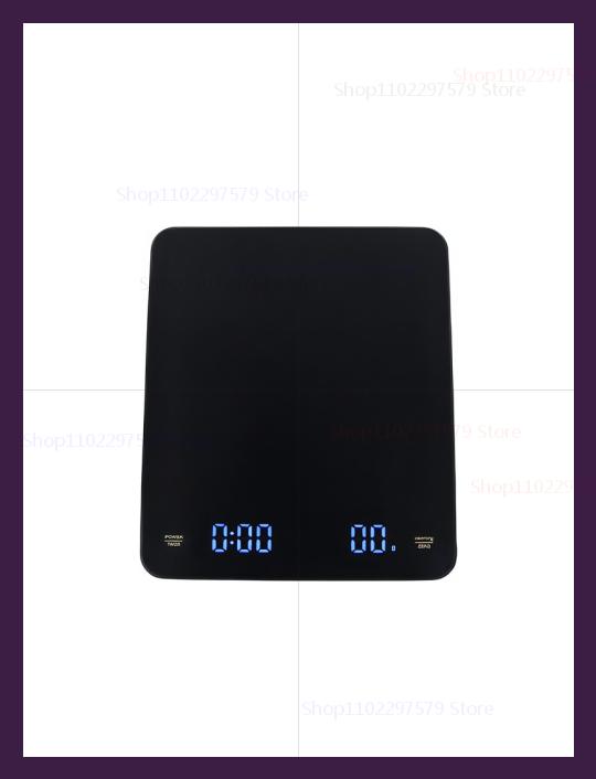 

Digital Espresso Coffee Scale Pour Over Drip Coffee Scale LCD Display 3kg 0.1g High Precision Auto Power Off for Baristas чёрный
