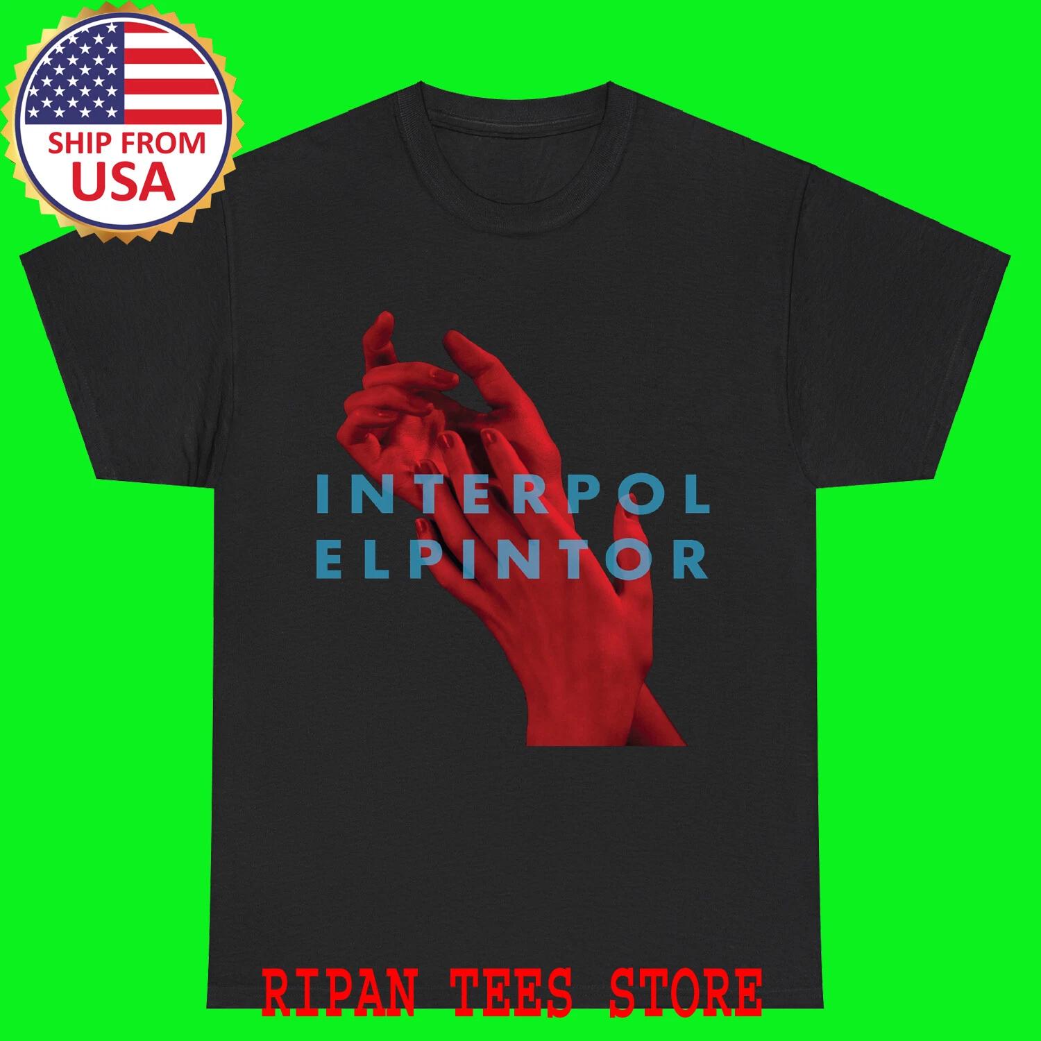 INTERPOL EL PINTOR Black T-Shirt Tee Top Unisex 4XL